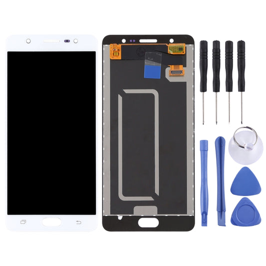 OEM LCD Screen for Galaxy J7 Max / G615 with Digitizer Full Assembly (White) - LCD Screen by buy2fix | Online Shopping UK | buy2fix