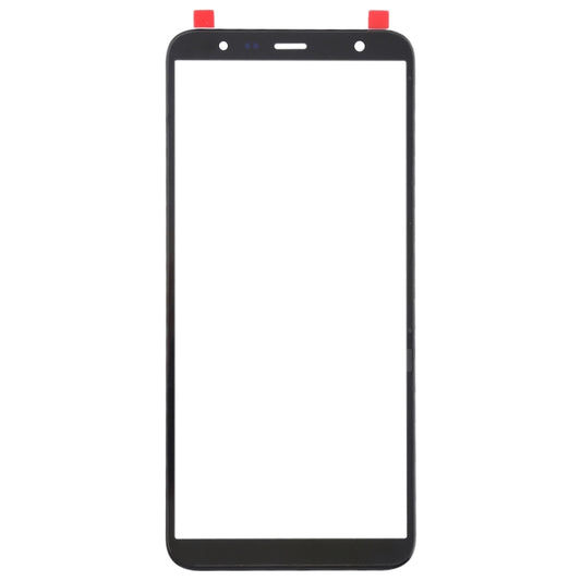 For Galaxy J4+ / J6+ / J610 Front Screen Outer Glass Lens (Black) - Outer Glass Lens by buy2fix | Online Shopping UK | buy2fix