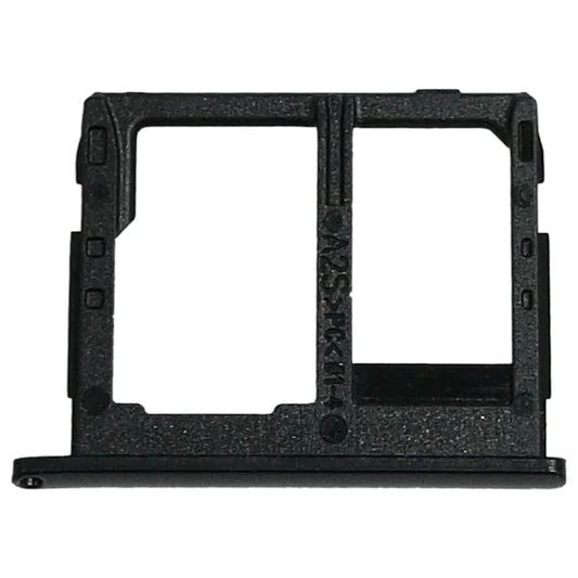 For Galaxy Tab A 8.0 / T380 / T385 SIM Card Tray + Micro SD Card Tray (Black) - Card Tray by buy2fix | Online Shopping UK | buy2fix