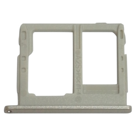 For Galaxy Tab A 8.0 / T380 / T385 SIM Card Tray + Micro SD Card Tray (Gold) - Card Tray by buy2fix | Online Shopping UK | buy2fix