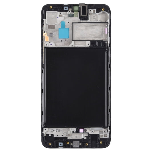 For Galaxy A10 Front Housing LCD Frame Bezel Plate (Black) - Frame Bezel Plate by buy2fix | Online Shopping UK | buy2fix