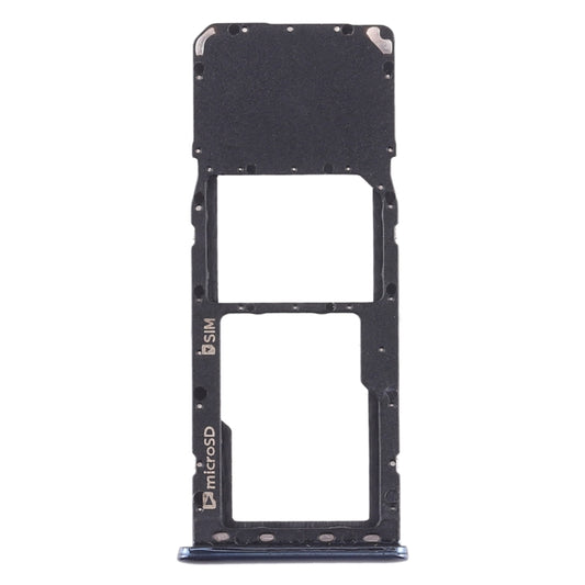 For Galaxy A7 (2018) / A750F SIM Card Tray + Micro SD Card Tray (Black) - Card Tray by buy2fix | Online Shopping UK | buy2fix