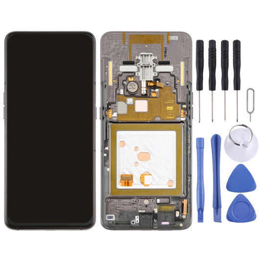 Original Super AMOLED LCD Screen for Galaxy A80 Digitizer Full Assembly with Frame (Black) - LCD Screen by buy2fix | Online Shopping UK | buy2fix
