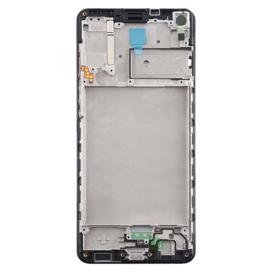 For Samsung Galaxy A21s Front Housing LCD Frame Bezel Plate (Black) - Frame Bezel Plate by buy2fix | Online Shopping UK | buy2fix