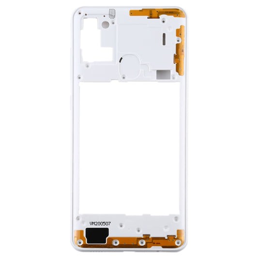For Samsung Galaxy A21s Middle Frame Bezel Plate (White) - Frame Bezel Plate by buy2fix | Online Shopping UK | buy2fix