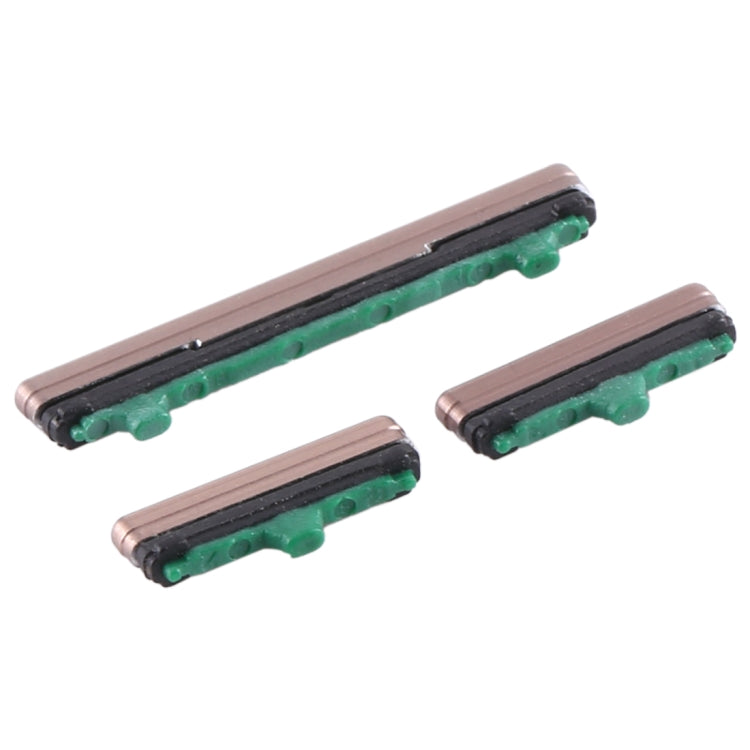 For Samsung Galaxy S10 5G Power Button and Volume Control Button(Gold) - Home key & Side Key by buy2fix | Online Shopping UK | buy2fix