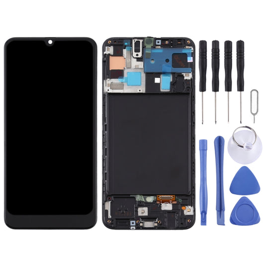 TFT LCD Screen for Samsung Galaxy A50 Digitizer Full Assembly with Frame (Not Supporting Fingerprint Identification)(Black) - LCD Screen by buy2fix | Online Shopping UK | buy2fix