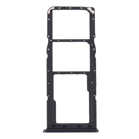 For Samsung Galaxy A21s SIM Card Tray + SIM Card Tray + Micro SD Card Tray (Black) - Card Tray by buy2fix | Online Shopping UK | buy2fix