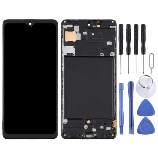 TFT Material LCD Screen and Digitizer Full Assembly With Frame (Not Supporting Fingerprint Identification) for Samsung Galaxy A71 / SM-A715(Black) - LCD Screen by buy2fix | Online Shopping UK | buy2fix