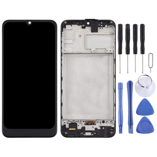 TFT LCD Screen for Samsung Galaxy M21 / SM-M215 Digitizer Full Assembly with Frame (Black) - LCD Screen by buy2fix | Online Shopping UK | buy2fix