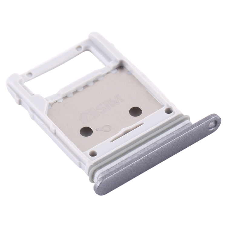 For Samsung Galaxy Tab S6 SM-T860 SIM Card Tray + Micro SD Card Tray (Silver) - Card Tray by buy2fix | Online Shopping UK | buy2fix