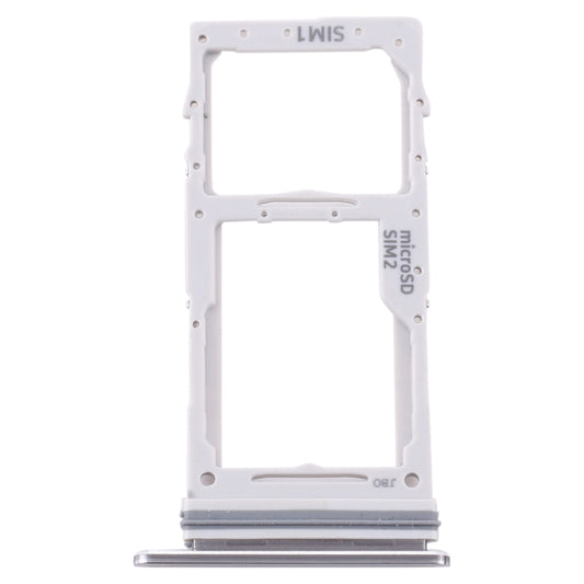 For Samsung Galaxy Note 10 Lite SM-N770 SIM Card Tray + SIM Card Tray / Micro SD Card Tray (Silver) - Card Tray by buy2fix | Online Shopping UK | buy2fix
