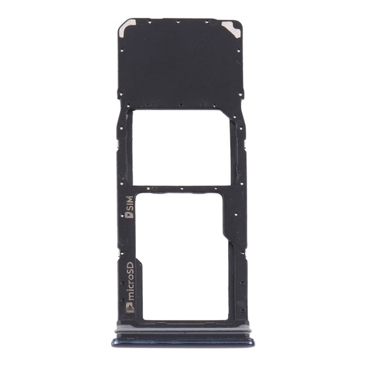 For Samsung Galaxy A9 (2018) SM-A920 SIM Card Tray + Micro SD Card Tray (Black) - Card Tray by buy2fix | Online Shopping UK | buy2fix
