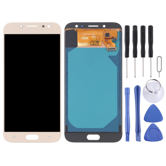 TFT LCD Screen for Galaxy J7 (2017) / J7 Pro / J730F/DS, J730FM/DS,AT&T with Digitizer Full Assembly (Gold) - LCD Screen by buy2fix | Online Shopping UK | buy2fix