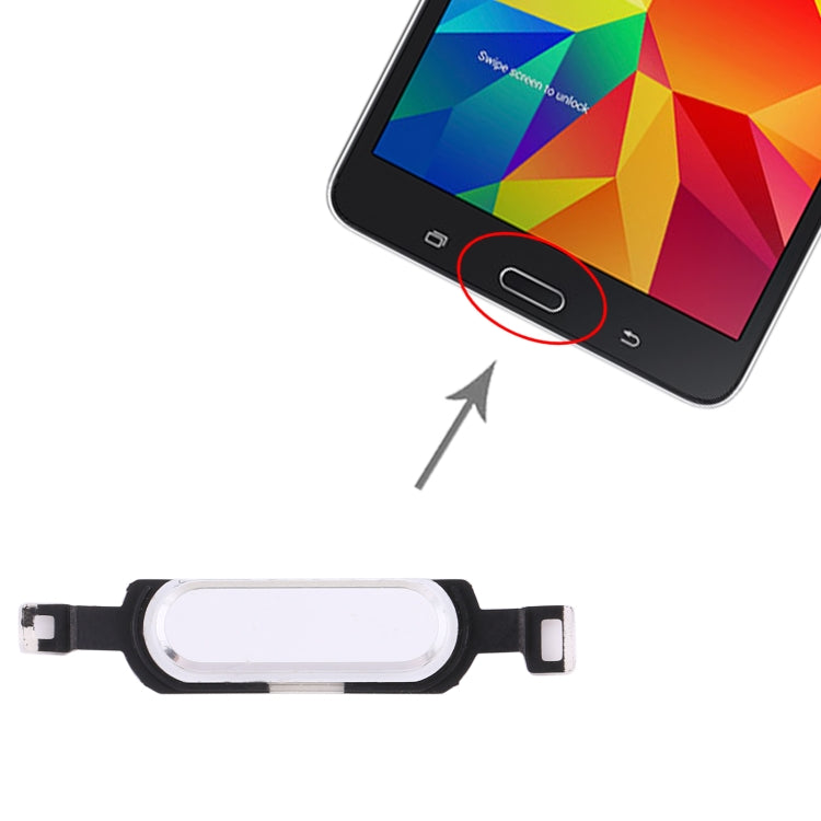 Home Key for Samsung Galaxy Tab 4 7.0 SM-T230/T231/T237(White) - Home key & Side Key by buy2fix | Online Shopping UK | buy2fix