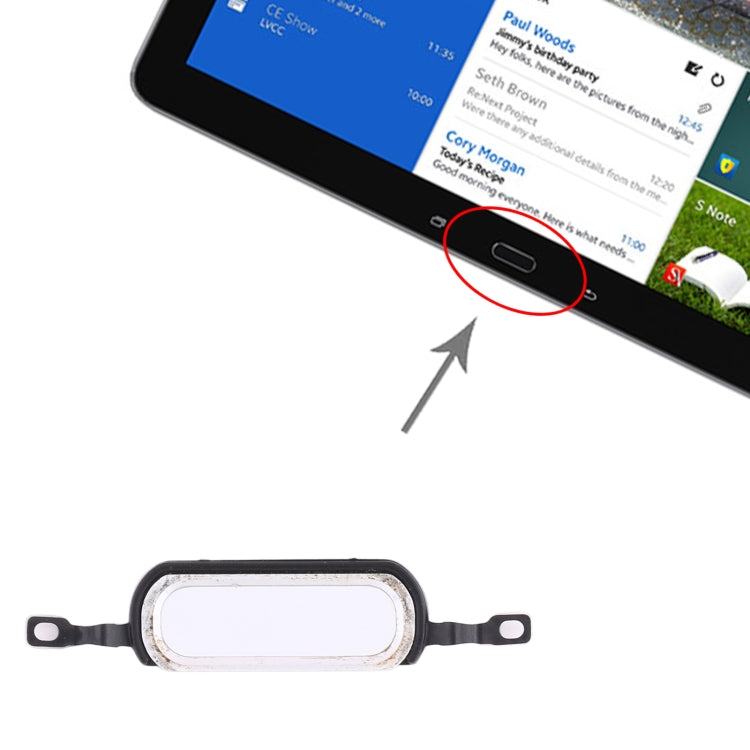 Home Key for Samsung Galaxy Note Pro 12.2 SM-P900/P901/P905(White) - Home key & Side Key by buy2fix | Online Shopping UK | buy2fix