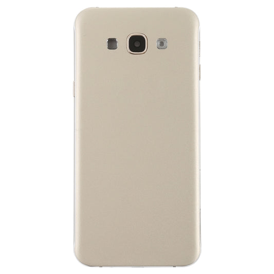 For Galaxy A8 Back Cover with Side Keys & Camera Lens (Gold) - Back Cover by buy2fix | Online Shopping UK | buy2fix