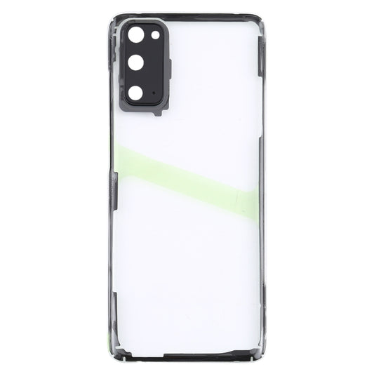For Samsung Galaxy S20 SM-G980 SM-G980F SM-G980F/DS Glass Transparent Battery Back Cover (Transparent) - Back Cover by buy2fix | Online Shopping UK | buy2fix