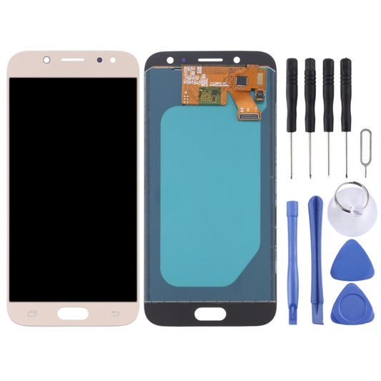 TFT LCD Screen for Galaxy J5 (2017)/J5 Pro 2017, J530F/DS, J530Y/DS With Digitizer Full Assembly (Gold) - LCD Screen by buy2fix | Online Shopping UK | buy2fix