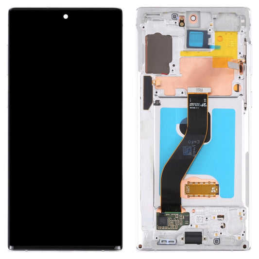 Original LCD Screen for Samsung Galaxy Note10 4G/Note10 5G SM-N971/N970 Digitizer Full Assembly With Frame (Silver) - LCD Screen by buy2fix | Online Shopping UK | buy2fix