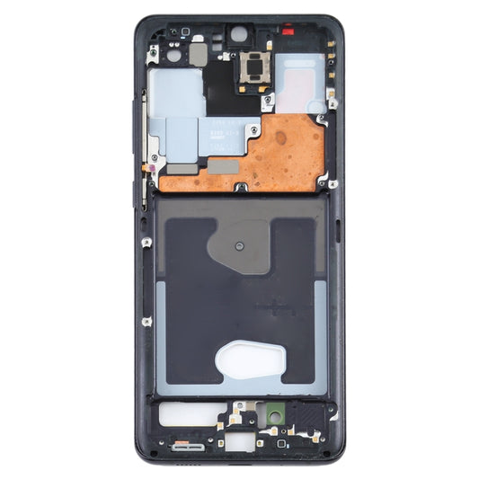 For Samsung Galaxy S20 Ultra 5G SM-G988B Middle Frame Bezel Plate (Black) - Frame Bezel Plate by buy2fix | Online Shopping UK | buy2fix