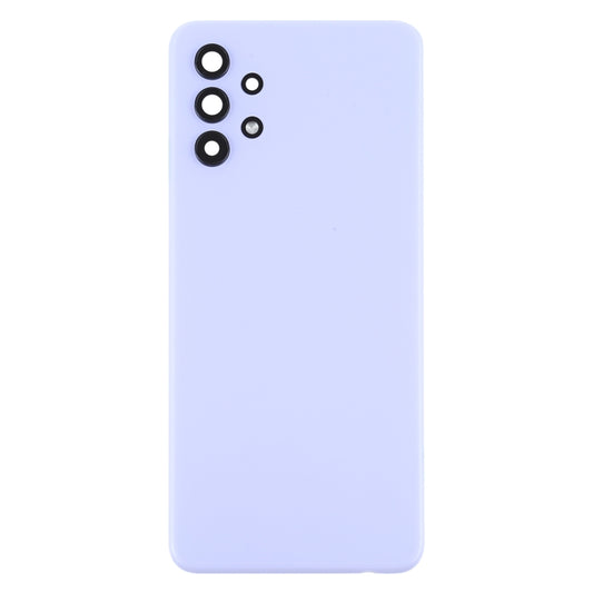 For Samsung Galaxy A32 5G Battery Back Cover with Camera Lens Cover (Purple) - Camera Series by buy2fix | Online Shopping UK | buy2fix