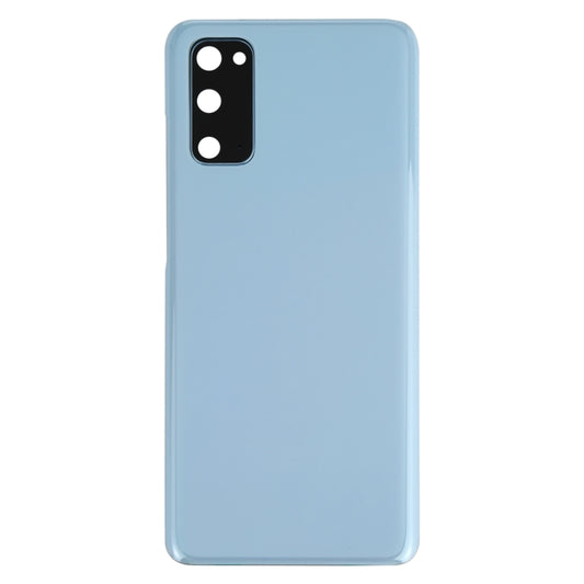For Samsung Galaxy S20 Battery Back Cover with Camera Lens Cover (Blue) - Back Cover by buy2fix | Online Shopping UK | buy2fix