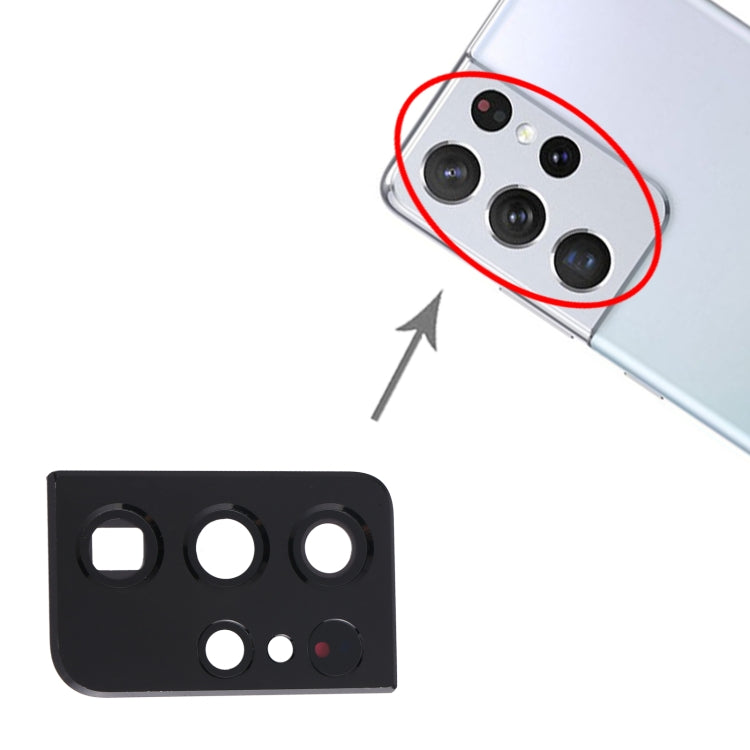 For Samsung Galaxy S21 Ultra 5G Camera Lens Cover (Black) - Camera Series by buy2fix | Online Shopping UK | buy2fix