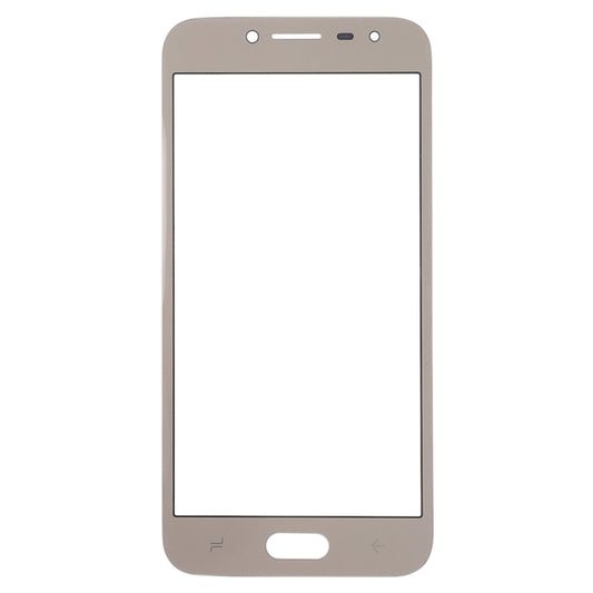 For Samsung Galaxy J2 Pro (2018), J250F/DS 10pcs Front Screen Outer Glass Lens (Gold) - Outer Glass Lens by buy2fix | Online Shopping UK | buy2fix