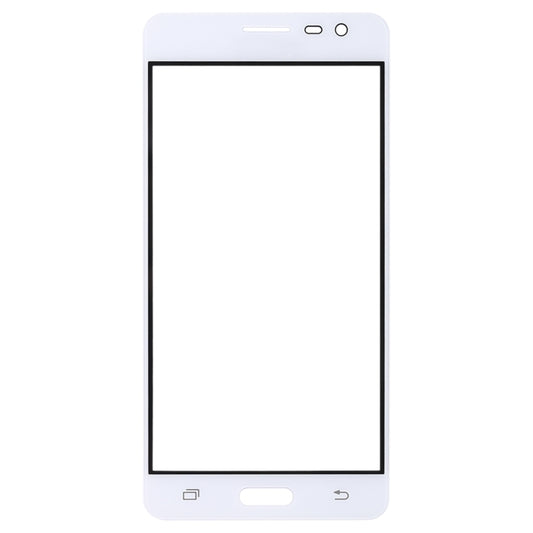 For Samsung Galaxy J3 Pro / J3110 10pcs Front Screen Outer Glass Lens (White) - Outer Glass Lens by buy2fix | Online Shopping UK | buy2fix