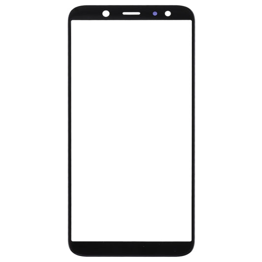 For Samsung Galaxy A6 (2018) 10pcs Front Screen Outer Glass Lens (Black) - Outer Glass Lens by buy2fix | Online Shopping UK | buy2fix