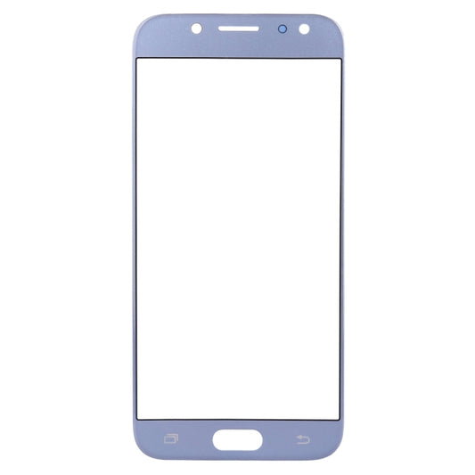 For Samsung Galaxy J7 (2017) / J730 10pcs Front Screen Outer Glass Lens (Blue) - Outer Glass Lens by buy2fix | Online Shopping UK | buy2fix