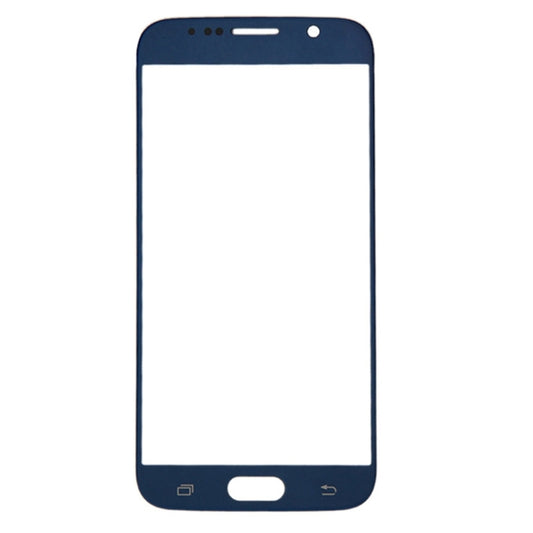 For Samsung Galaxy S6 / G920F 10pcs Front Screen Outer Glass Lens (Dark Blue) - Outer Glass Lens by buy2fix | Online Shopping UK | buy2fix