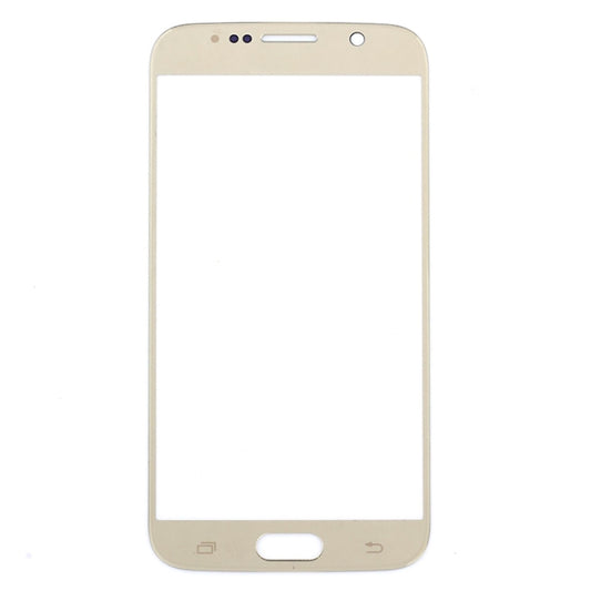 For Samsung Galaxy S6 / G920F 10pcs Front Screen Outer Glass Lens (Gold) - Outer Glass Lens by buy2fix | Online Shopping UK | buy2fix