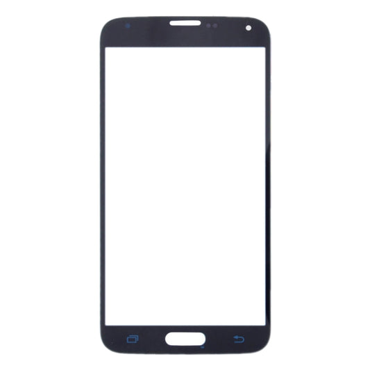 For Samsung Galaxy S5 / G900 10pcs Front Screen Outer Glass Lens (Dark Blue) - Outer Glass Lens by buy2fix | Online Shopping UK | buy2fix