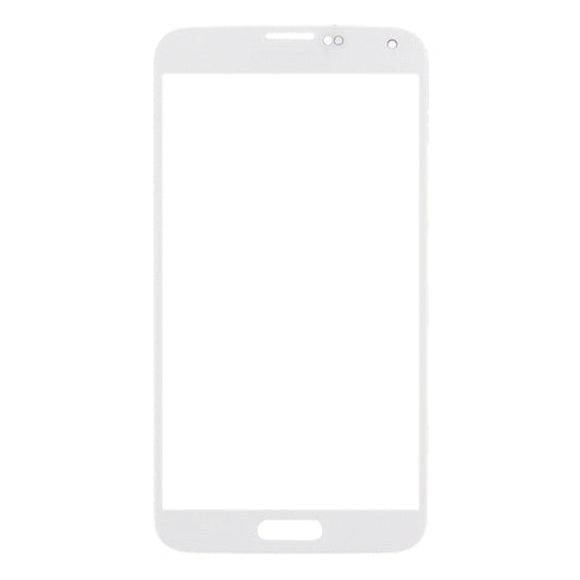 For Samsung Galaxy S5 / G900 10pcs Front Screen Outer Glass Lens (White) - Outer Glass Lens by buy2fix | Online Shopping UK | buy2fix