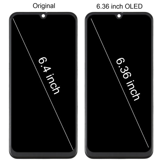 6.36 inch OLED LCD Screen for Samsung Galaxy A50 SM-A505 Digitizer Full Assembly with Frame (Black) - LCD Screen by buy2fix | Online Shopping UK | buy2fix
