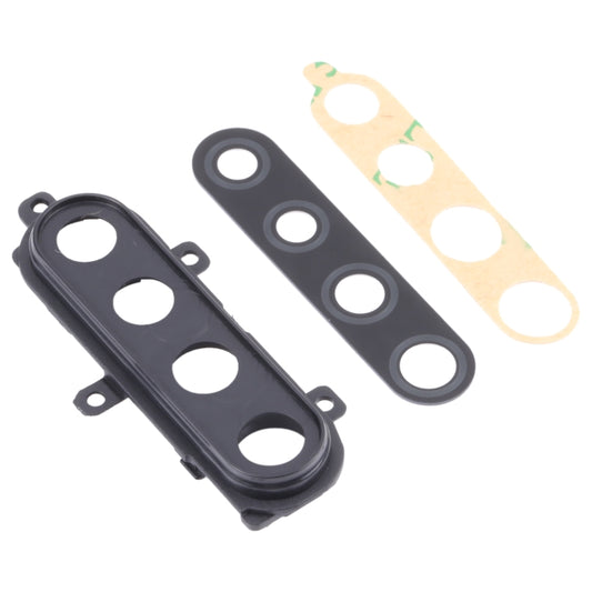 For Samsung Galaxy A21 SM-A215 10pcs Camera Lens Cover (Black) - Camera Series by buy2fix | Online Shopping UK | buy2fix