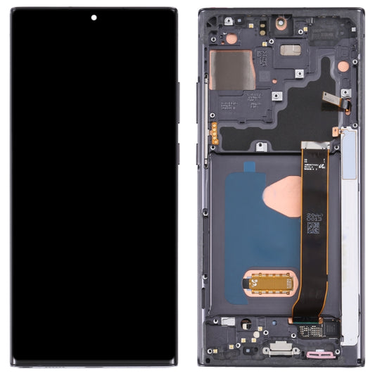 Original Super AMOLED LCD Screen for Samsung Galaxy Note20 Ultra SM-N986(5G Version) Digitizer Full Assembly With Frame (Black) - LCD Screen by buy2fix | Online Shopping UK | buy2fix