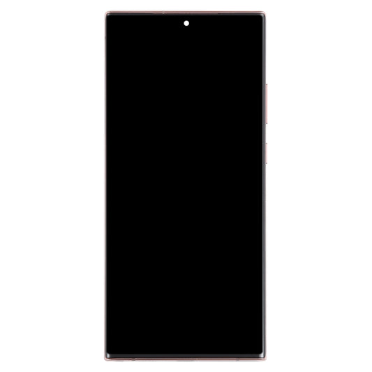 For Samsung Galaxy Note20 Ultra 4G Original Super AMOLED LCD Screen Digitizer Full Assembly With Frame (Gold) - LCD Screen by buy2fix | Online Shopping UK | buy2fix