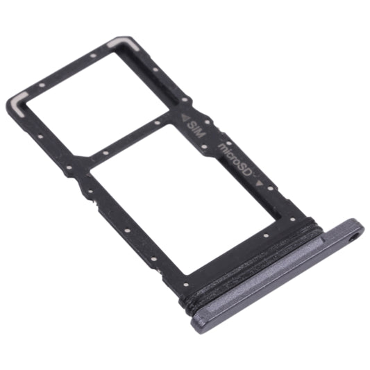 For Samsung Galaxy Tab A7 10.4 (2020) SM-T505 SIM Card Tray + Micro SD Card Tray (Black) - Card Tray by buy2fix | Online Shopping UK | buy2fix