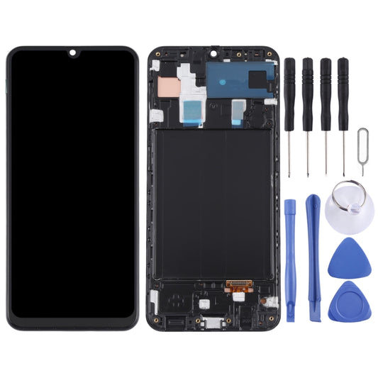 Original Super AMOLED LCD Screen for Samsung Galaxy A30 SM-A305 Digitizer Full Assembly with Frame (Black) - LCD Screen by buy2fix | Online Shopping UK | buy2fix