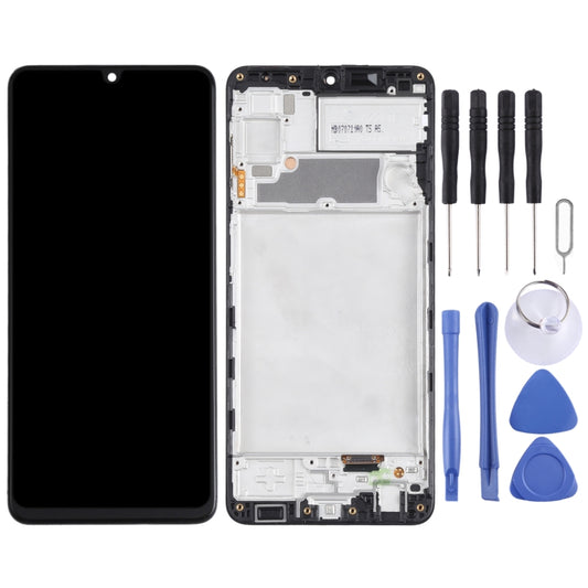 incell LCD Screen for Samsung Galaxy A22 4G Digitizer Full Assembly with Frame (Black) - LCD Screen by buy2fix | Online Shopping UK | buy2fix