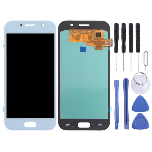 OLED LCD Screen for Samsung Galaxy A5 (2017) SM-A520 With Digitizer Full Assembly (Blue) - LCD Screen by buy2fix | Online Shopping UK | buy2fix