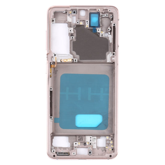 For Samsung Galaxy S21 5G SM-G991B Middle Frame Bezel Plate (Gold) - Frame Bezel Plate by buy2fix | Online Shopping UK | buy2fix