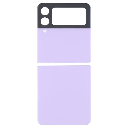 For Samsung Galaxy Z Flip3 5G SM-F711B Glass Battery Back Cover (Purple) - Back Cover by buy2fix | Online Shopping UK | buy2fix