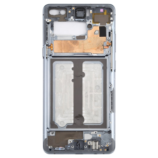For Galaxy S10 5G Middle Frame Bezel Plate with Side Keys (Grey) - Frame Bezel Plate by buy2fix | Online Shopping UK | buy2fix