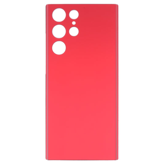 For Samsung Galaxy S22 Ultra Battery Back Cover (Red) - by buy2fix | Online Shopping UK | buy2fix