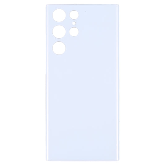 For Samsung Galaxy S22 Ultra Battery Back Cover (White) - by buy2fix | Online Shopping UK | buy2fix