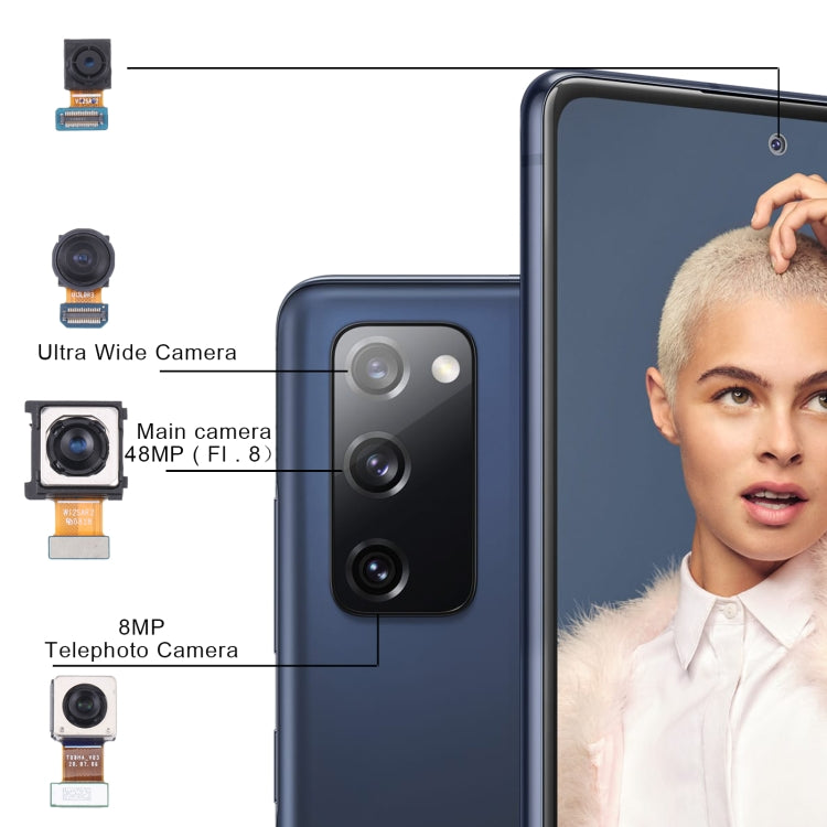 For Samsung Galaxy S20 FE 5G SM-G781 Original Camera Set (Telephoto + Wide + Main Camera + Front Camera) - Camera Series by buy2fix | Online Shopping UK | buy2fix